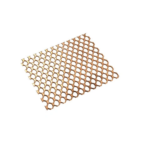 Медно-никелевый лист перфорированный МНЖ5-1 1.5x600x1200 ГОСТ 492 - 2006  ОборонСпецСплав